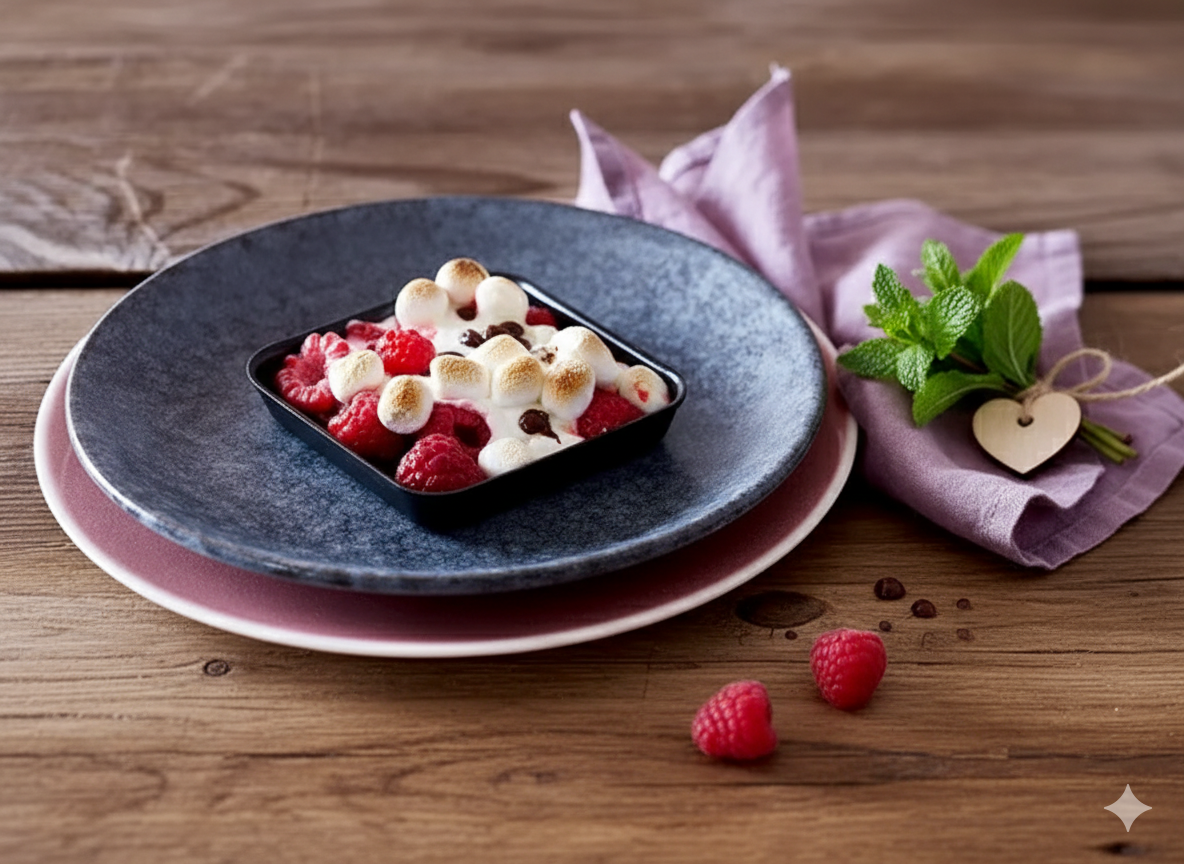 Himmlisches Marshmallow-Pfännchen: Süßes Raclette-Dessert für Genießer