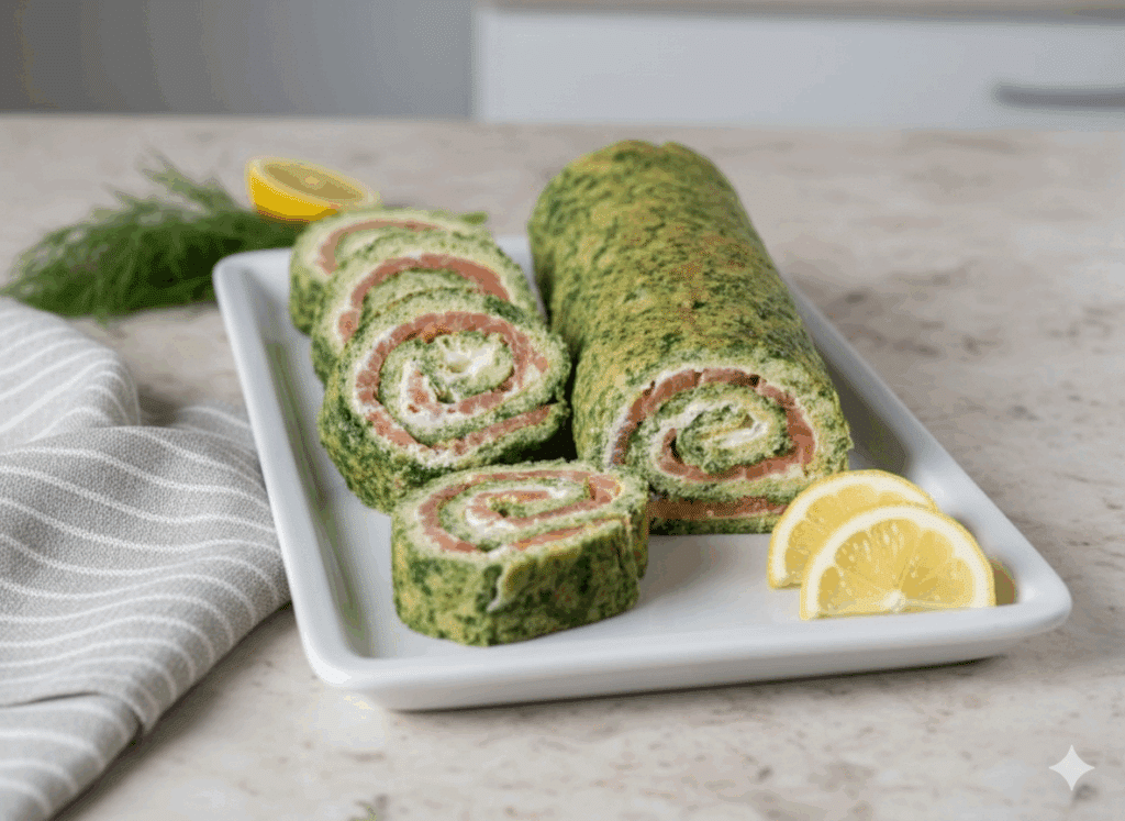 Spinat-Lachs-Rolle mit Frischkäse – der gesunde Low Carb Klassiker für jeden Anlass 28 Generated Image October 21 2025 11 51AM