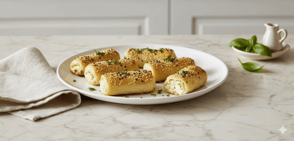 Knusprige Feta-Blätterteig-Röllchen – das herzhafte Fingerfood für jede Gelegenheit 28 Generated Image October 26 2025 12 25PM