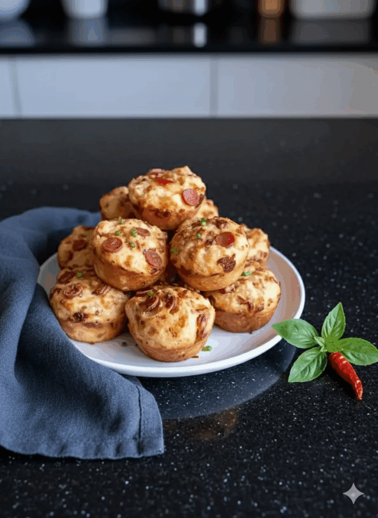 Pizza Muffins mit Peperoni – Saftige, herzhafte Muffins im Pizza-Style 28 Generated Image October 26 2025 4 41PM