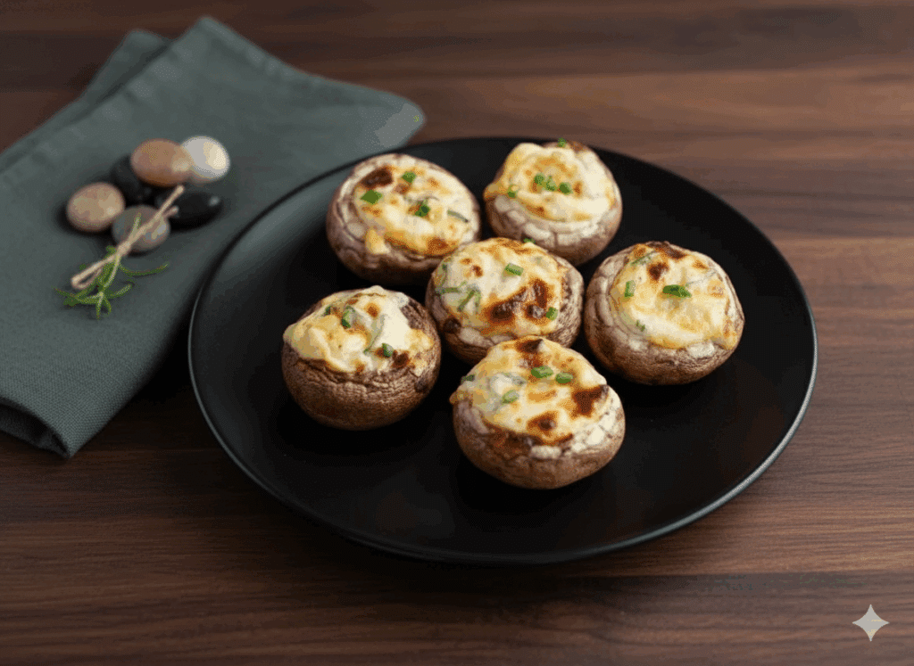 Gefüllte Champignons aus dem Air Fryer – einfach, cremig & unglaublich lecker 28 Generated Image October 29 2025 2 55PM