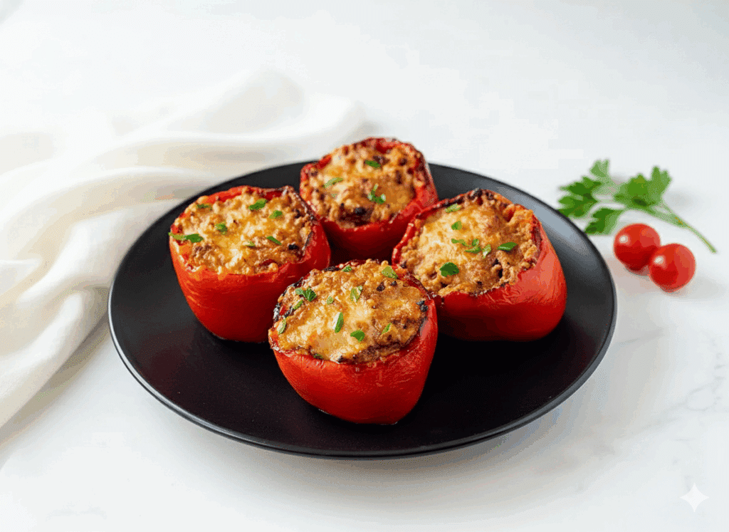 Gefüllte Paprika mit Hackfleisch aus der Heißluftfritteuse: Das perfekte Familiengericht 28 Generated Image October 29 2025 4 17PM
