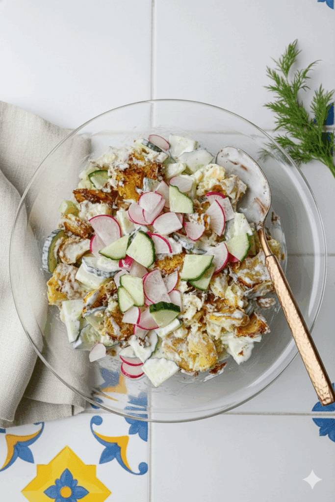 Knuspriger Smashed Potato Salad 28 Generated Image November 03 2025 2 38PM