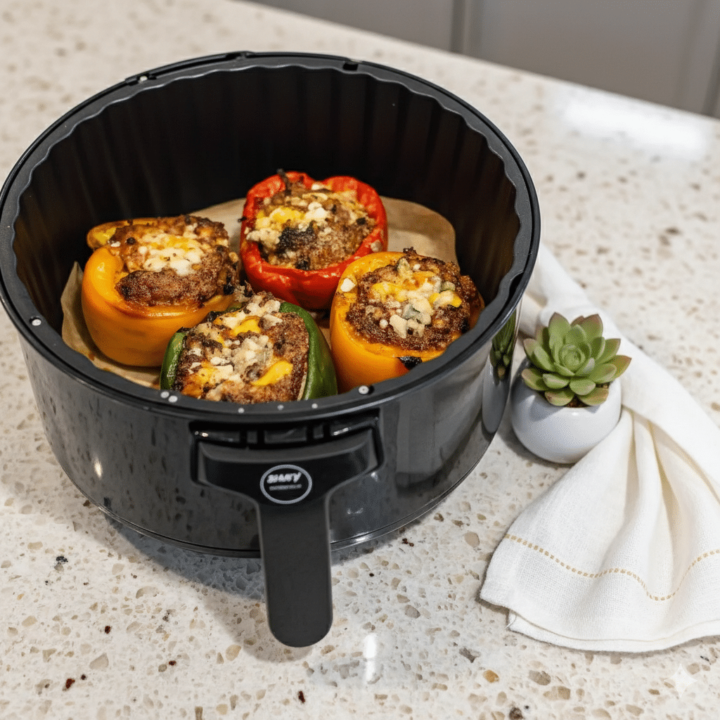 Gefüllte Paprika im Airfryer: Schnell, gesund und unglaublich lecker 30 Generated Image November 03 2025 9 09AM