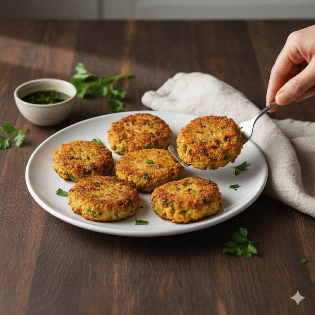 Zucchini-Möhren-Puffer im Airfryer – knusprig, gesund und voller Geschmack 12 Generated Image November 03 2025 9 45AM