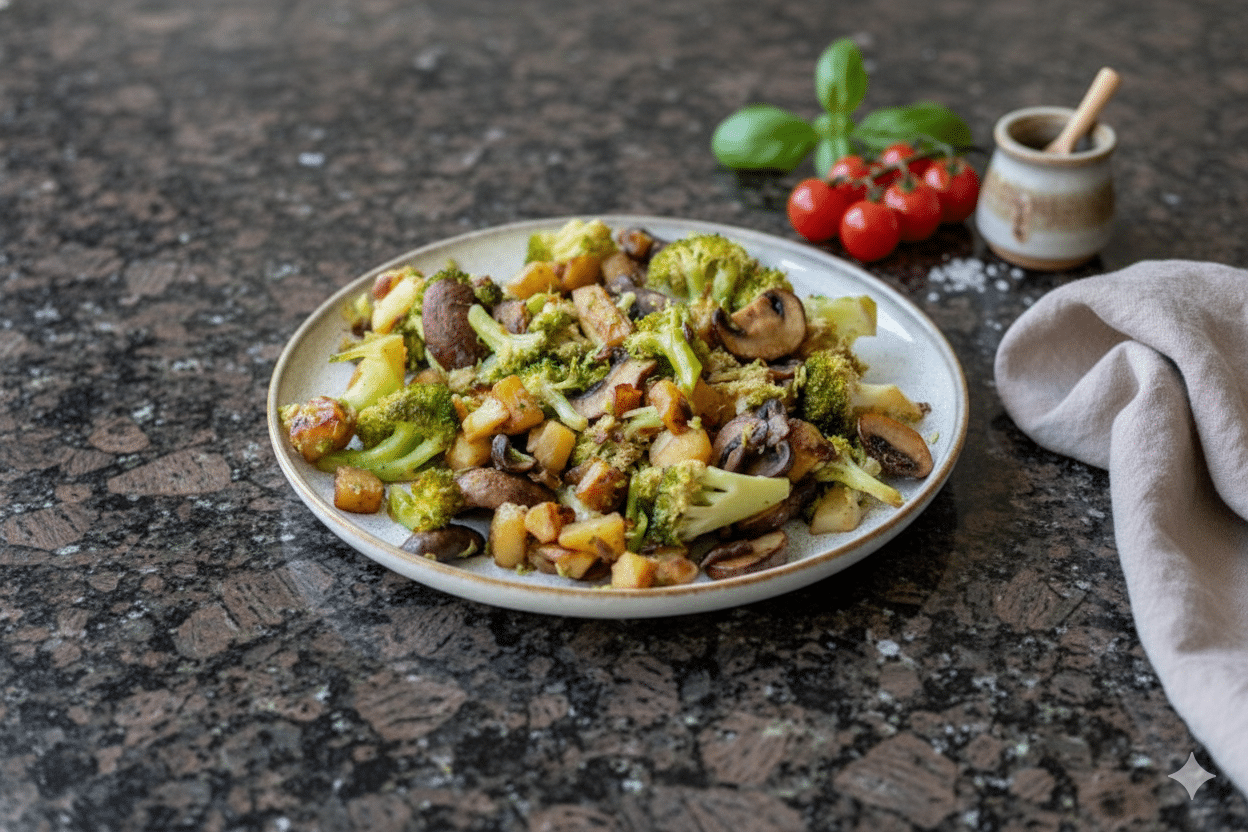 Kartoffel-Brokkoli-Pilzpfanne – das schnelle One-Pot-Abendessen unter 30 Minuten 48 Generated Image November 06 2025 1 44PM