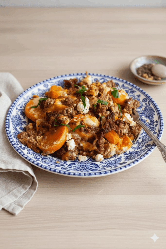 Süßkartoffel-Hackfleisch-Auflauf mit Feta – Herzhaftes Soulfood aus dem Ofen 28 Generated Image November 06 2025 9 24AM