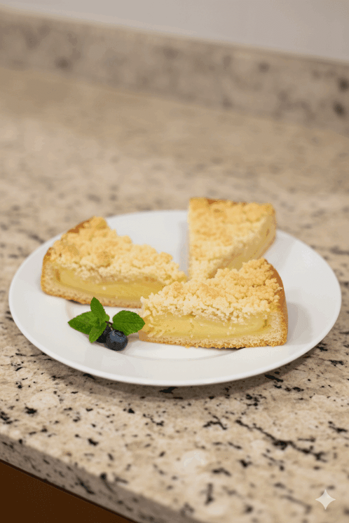 Cremiger Streuselkuchen mit Pudding und Mandarinen – Ein Klassiker neu interpretiert 30 Generated Image November 12 2025 8 21PM