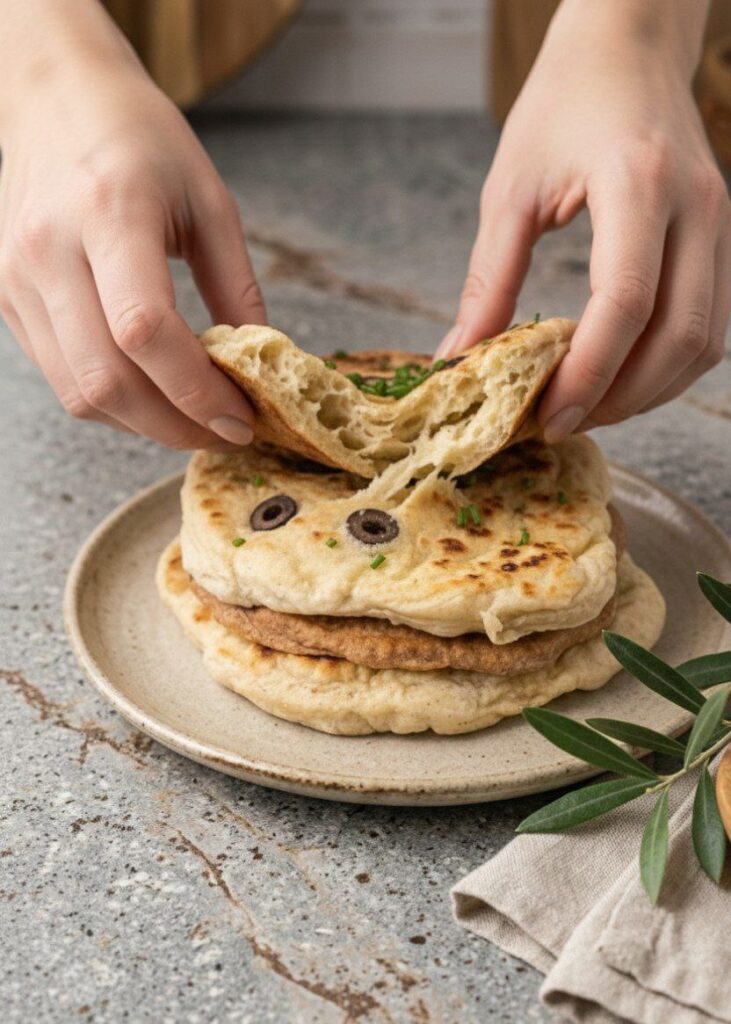 Schnelles Pfannenbrot ohne Hefe – einfach, weich und perfekt für jeden Tag 31 5888813614007782222 121