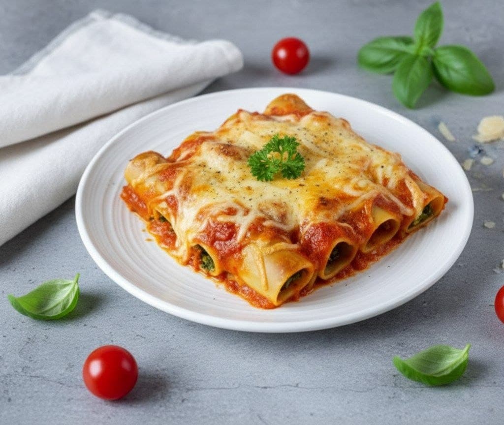 Cremige Spinat-Cannelloni mit Frischkäsefüllung – Einfaches Familienrezept 31 5888813614007782278 121