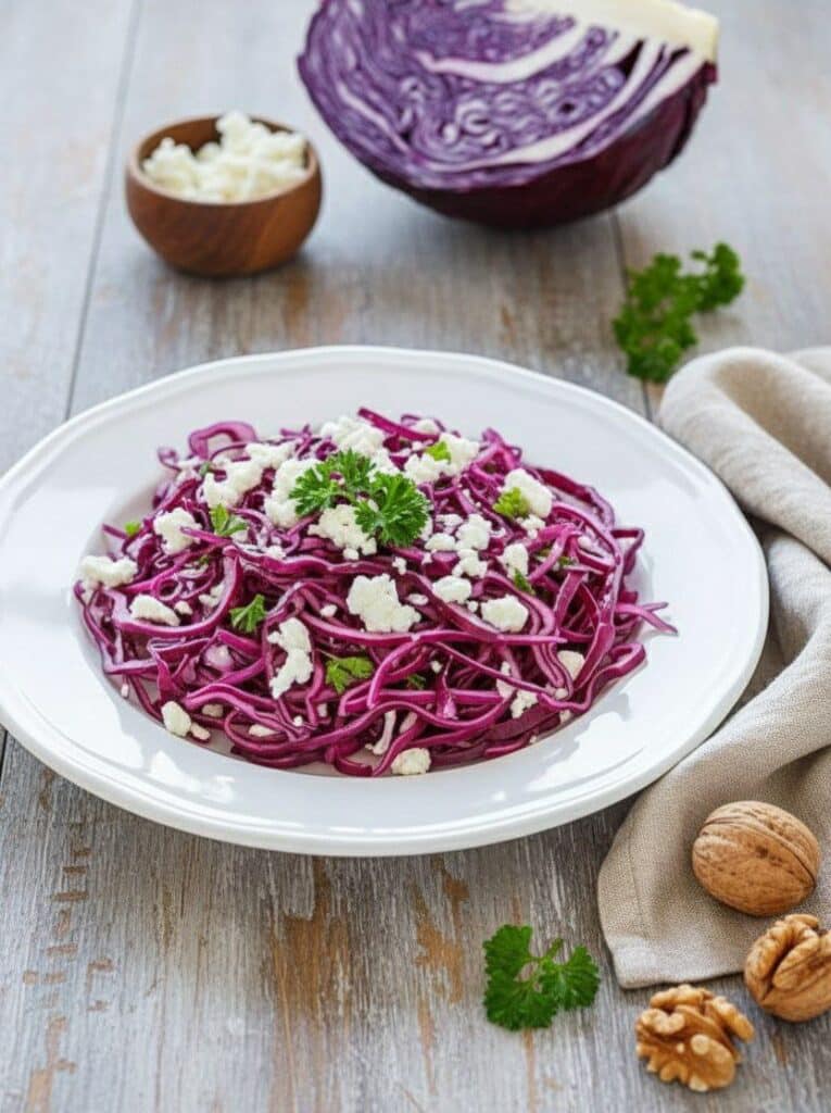 Knackiger Rotkohlsalat mit Schafskäse – frisch, würzig und vielseitig 30 5918264754512268165 121