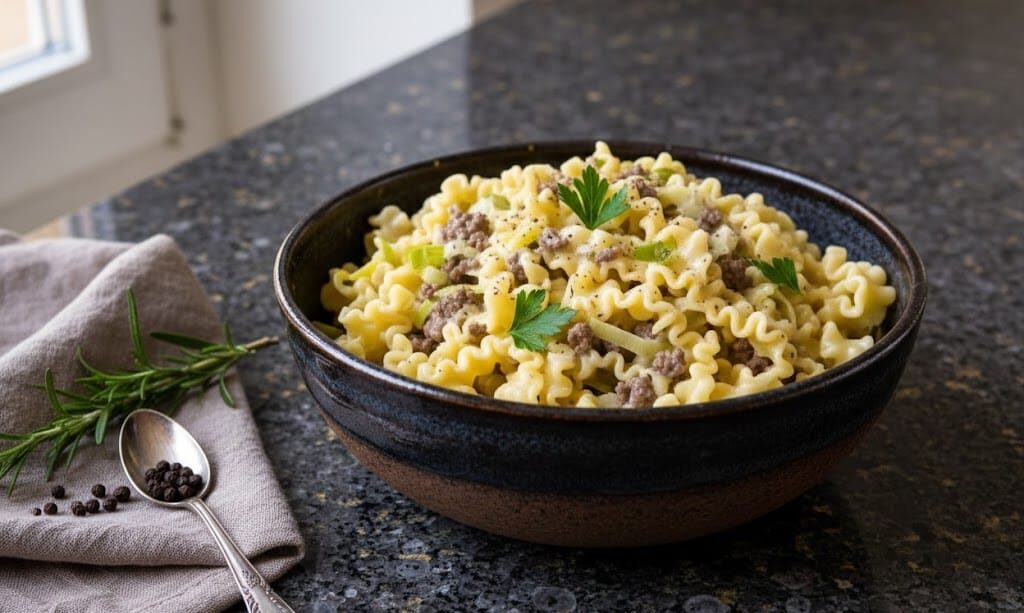 Hackfleisch-Lauch-Pfanne mit Nudeln – Schnell, Cremig und Herzhaft 30 unnamed 40 e1772002780844