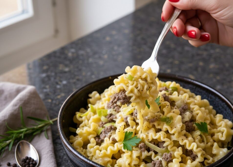 Hackfleisch-Lauch-Pfanne mit Nudeln – Schnell, Cremig und Herzhaft 31 unnamed 41 e1772002841655