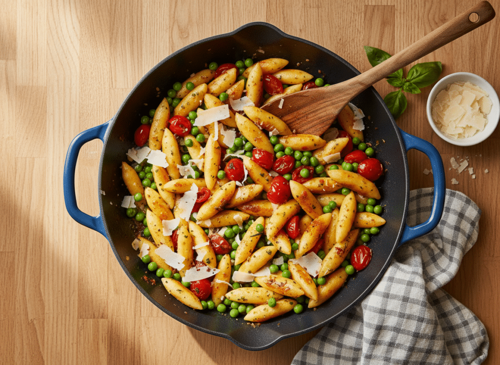 Knusprige Schupfnudelpfanne mit frischem Gemüse und Minz-Butter 30 1772356239854 019ca8a9 c695 7c27 86b9 03f22cf8a1a1