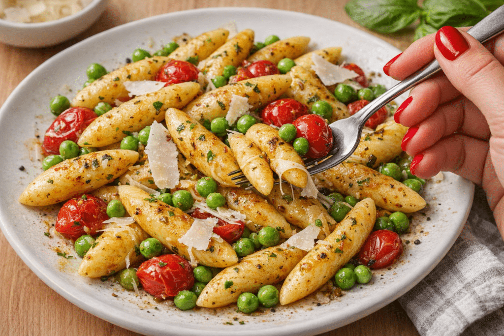 Knusprige Schupfnudelpfanne mit frischem Gemüse und Minz-Butter 31 1772356747046 019ca8b0 c5c1 75a2 ae7e a6df17fac6cc